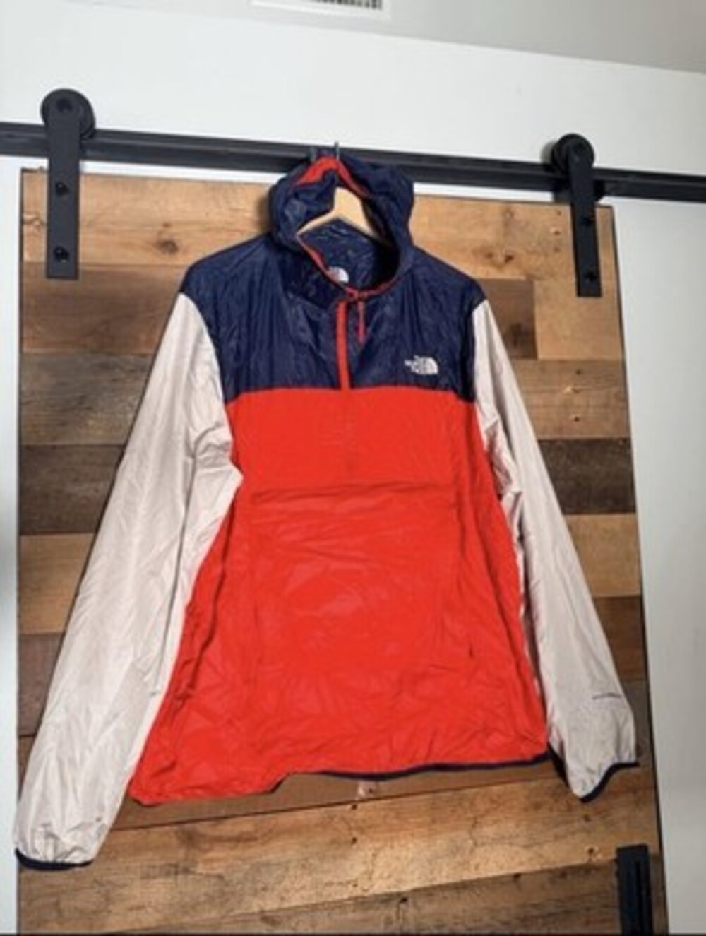 The North Face WindWall Colorblock Packable Hooded Jacket XL 0538
